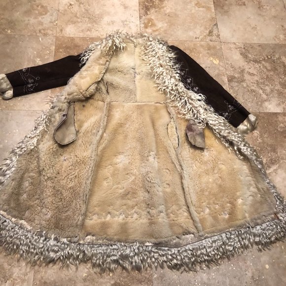 Penny Lane Coat, 70s Coat, Coat, Vintage Coat, 70s, Embroidered Coat, Hippy - Picture 8 of 10